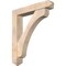 Ekena Millwork Legacy Arts and Crafts Smooth Bracket w/ Offset Brace, Douglas Fir, 7 1/2"W x 42"D x 48"H BKT0806X42X48LEC03SDF - alternate 1